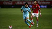 Pemain Barcelona B, Jose Arnaiz, turut menyumbang gol dalam laga melawan Real Murcia. (doc. Barcelona)