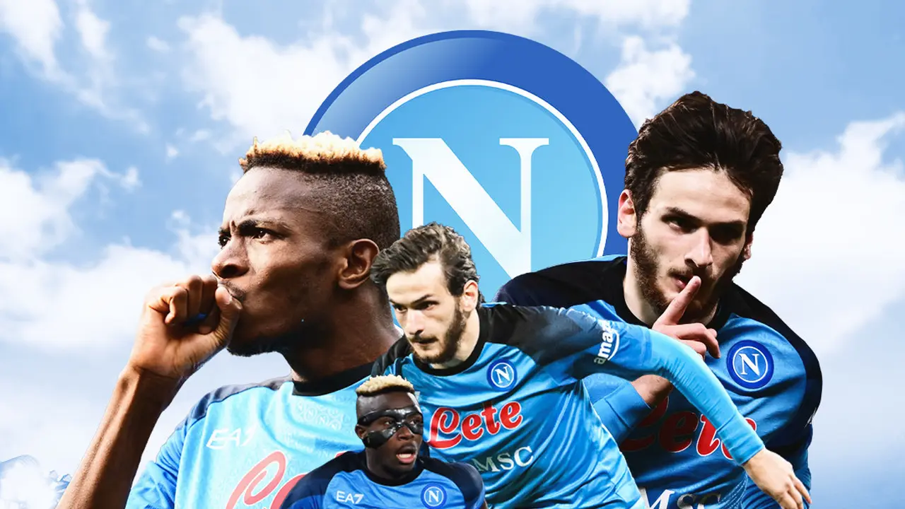 Napoli - Victor Osimhen dan Khvicha