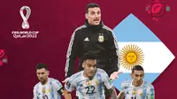 Piala Dunia - Ilustrasi Timnas Argentina (Bola.com/Adreanus Titus)