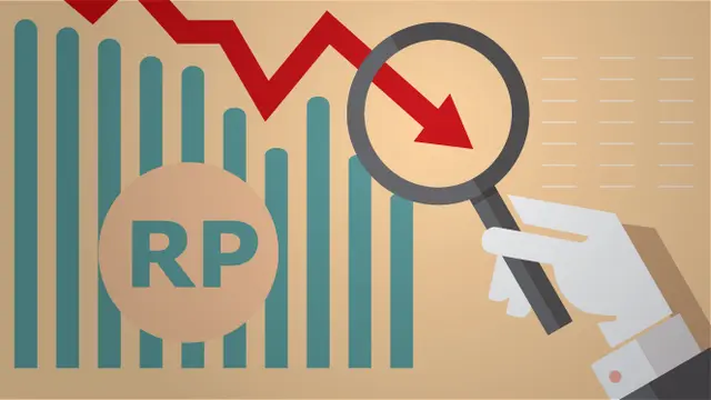 Penurunan Rupiah 2 (Liputan6.com/M.Iqbal)