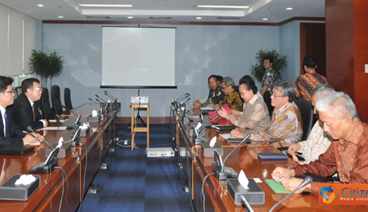 Citizen6, Jakarta Pusat: Kunjungan ini guna menindaklanjuti nota kesepahaman (MoU) antara Kementerian Kelautan dan Perikanan (KKP) dan State Ocean Administration (SOA) yang ditandatangani di Beijing Maret 2012 lalu. (Pengirim: Efrimal Bahri)