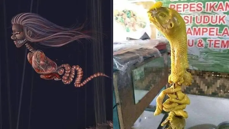 5 Foto Mirip Hantu Kuyang Ini Kocak, Bikin Tepuk Jidat