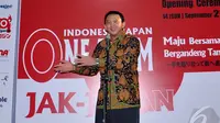 Ahok mengatakan, Jepang merupakan contoh terbaik untuk menciptakan disiplin di Jakarta. Untuk itu, acara ini diharapkan bisa mempererat persahabatan dan membangun kedisiplinan, Jakarta, Minggu (14/9/2014) (Liputan6.com/Miftahul Hayat)