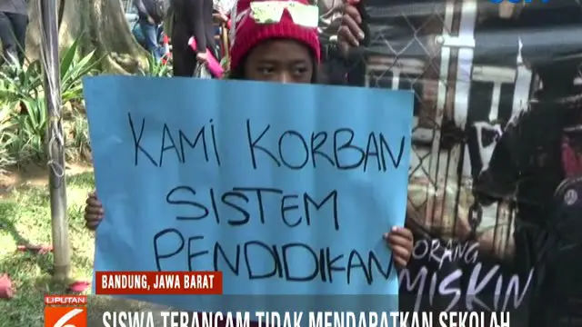 Terancam Tak Dapat Sekolah, Wali Murid Protes PPDB di Kantor Wali Kota Bandung