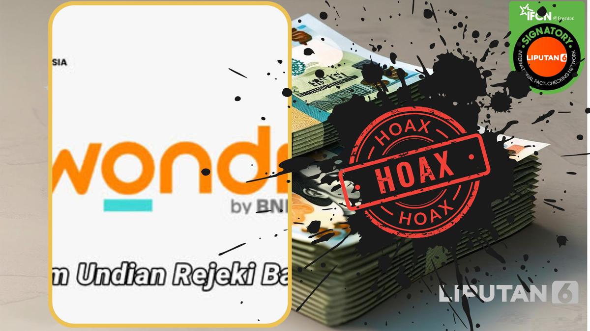 Cek Fakta: Hoaks Tautan Pendaftaran Undian Rejeki dari Bank BNI