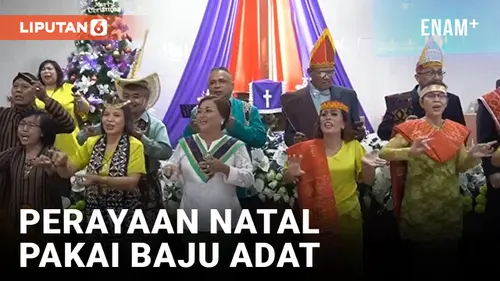 VIDEO: Indahnya Keberagaman, Rayakan Natal Pakai Baju Adat Indonesia