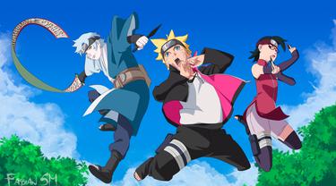 Boruto Episode 52, Duel Shinobi Tim 7 Melawan Monster Buas ...