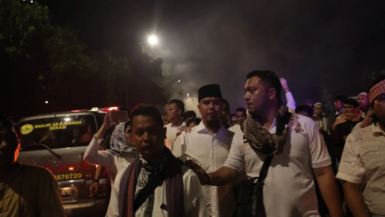 Ahmad Dhani demo protes Ahok