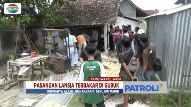 Pasutri lanjut usia ditemukan tewas terbakar di dalam rumah gubuk di Banyuwangi, Jawa Timur.