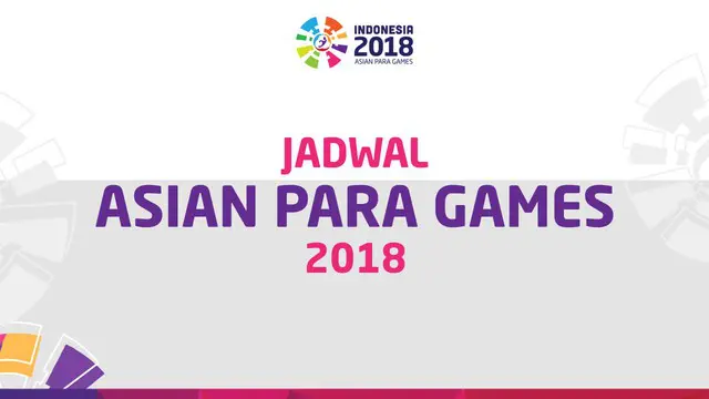 Berita video jadwal pertandingan serta venue Asian Para Games 2018.