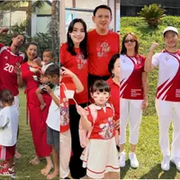 Outfit Kompak Merah Putih Publik Figur Bersama Keluarga hingga Kerabat saat rayakan Kemerdekaan. [Instagram]