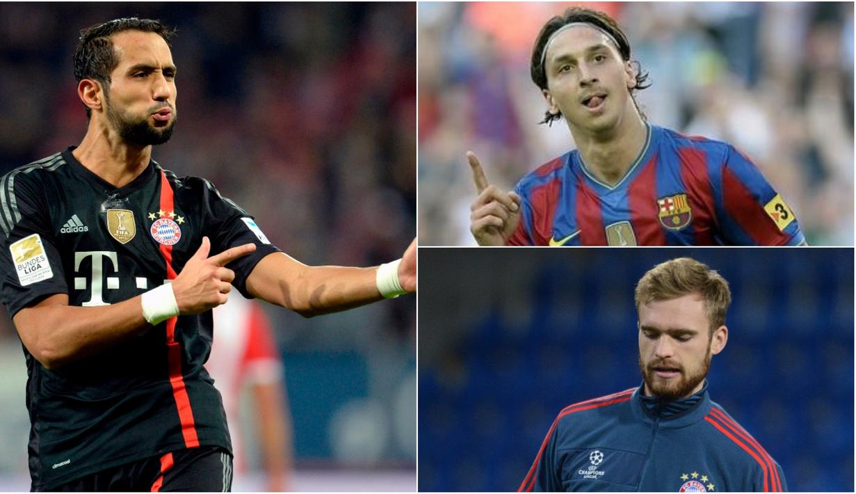 Berikut foto 10 bintang dunia yang justru meredup dibawah kepemimpinan Pep Guardiola. (Kolase foto-foto AFP)