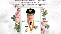 Ucapan belasungkawa yang disiarkan Pemkab OKU Sumsel terkait berpulangnya Bupati OKU Kuryana Azis (Dok. Humas Pemkab OKU / Nefri Inge)