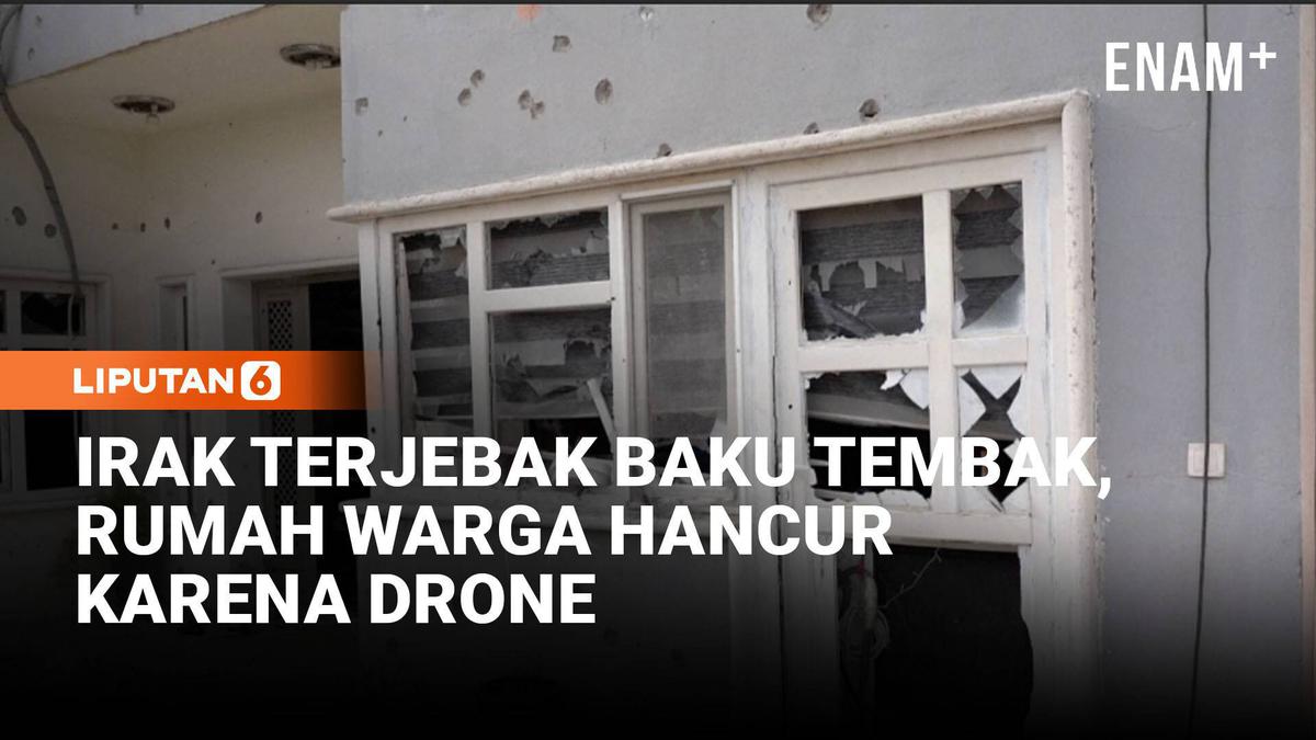 Drone Meledak di Irbil Irak, Rumah Warga Rusak