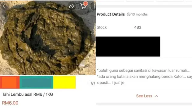 Bukan Pupuk, Orang Ini Jual Kotoran Sapi di E-Commerce untuk Usir Roh Jahat