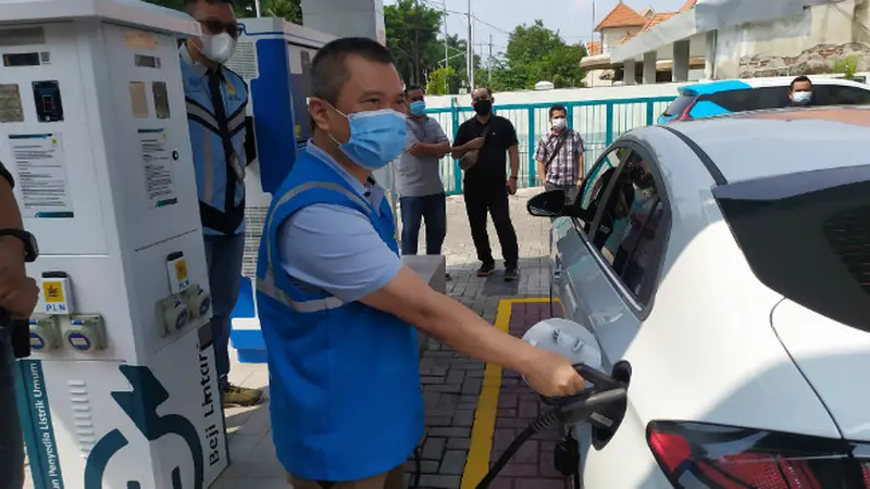 PT Perusahaan Listrik Negara (PLN) dan PT Pembangkitan Jawa Bali (PJB) memastikan laju perjalanan kendaraan mobil listrik aman bahan bakar. (Foto: Dok Istimewa)