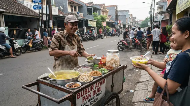 Ide Jualan Sederhana yang Sering Habis Sebelum Siang Model Jualan Bubur Ayam Tradisional