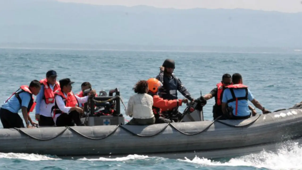 Presiden Jokowi resmikan keramba jaring apung di Pangandaran. (setkab.go.id)
