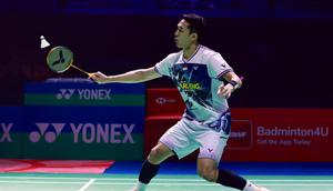 Langkah Jonatan Christie di India Open 2026 harus terhenti di partai puncak. Tunggal putra andalan Indonesia itu belum mampu mengakhiri turnamen dengan gelar juara setelah kalah dari Lin Chun-Yi asal Chinese Taipei pada final yang digelar di New Delhi, Sabtu (18/1/2026). (Bola.com/Dok. PBSI)