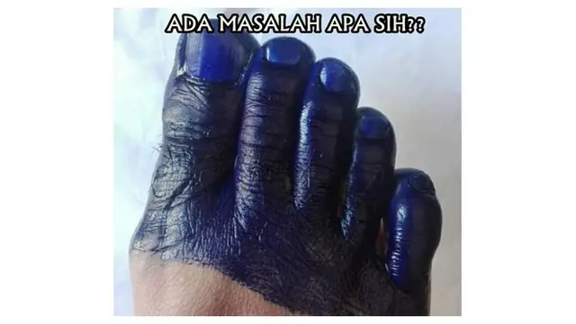 10 Meme Kocak Tinta Ungu Usai Nyoblos Ini Bikin Geleng Kepala