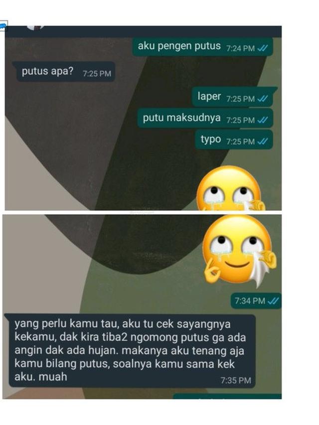 6 Chat Prank Minta Putus Ini Bikin Senyum Tipis, Hubungan Dibuat Mainan