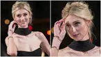 Foto kolase saat Elizabeth Debicki menghadiri pemutaran perdana serial 'The Crown' season 5 di London, Inggris, 8 November 2022. (Photo by Scott Garfitt/Invision/AP)