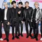 Grup K-Pop asal Korea Selatan, BTS, di American Music Awards 2017. (AP/Jordan Strauss)