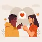 Ilustrasi love language | copyright freepik