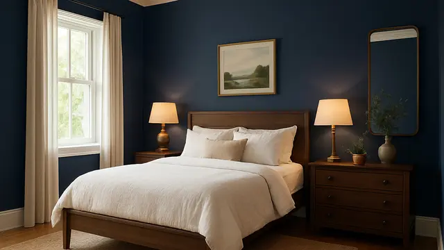 Model Inspirasi Cat Kamar Tidur Warna Biru/ChatGPT