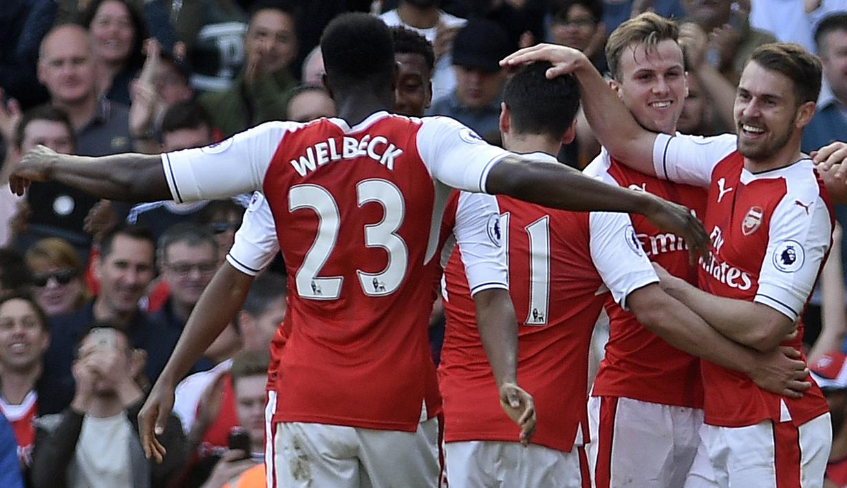 5. Arsenal - 23 Menang 6 Seri 9 Kalah - 75 Poin. (EPA/Gerry Penny)