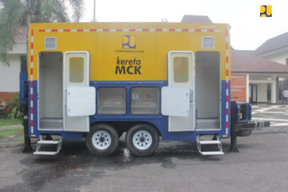 MCK portable yang dibuat Kementerian PUPR