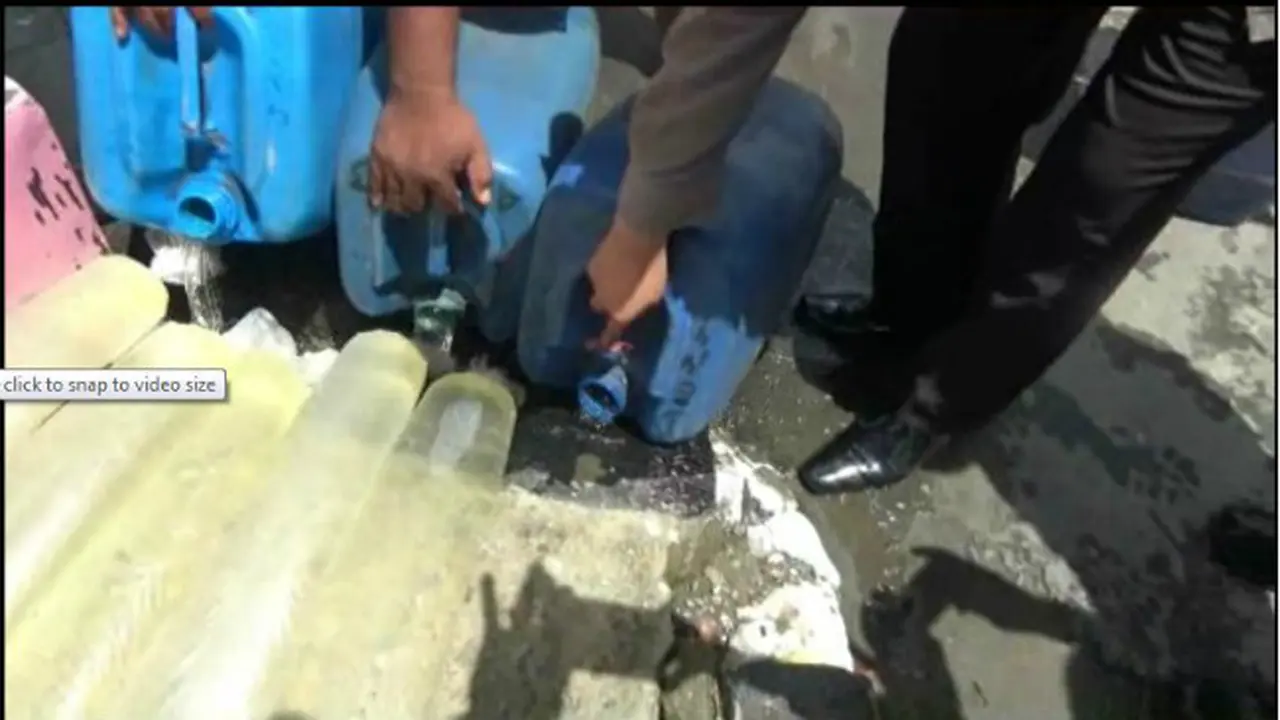 Pemusnahan Miras di Ambon