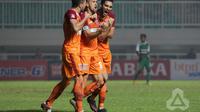 Pusamania Borneo FC menang telak 5-1 atas PS TNI pada Senin (5/12/2016) sore. (PT GTS)