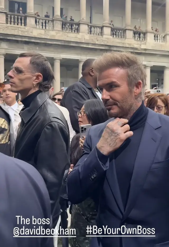 5 Potret Alyssa Daguise dan Al Ghazali di Milan Fashion Week 2024