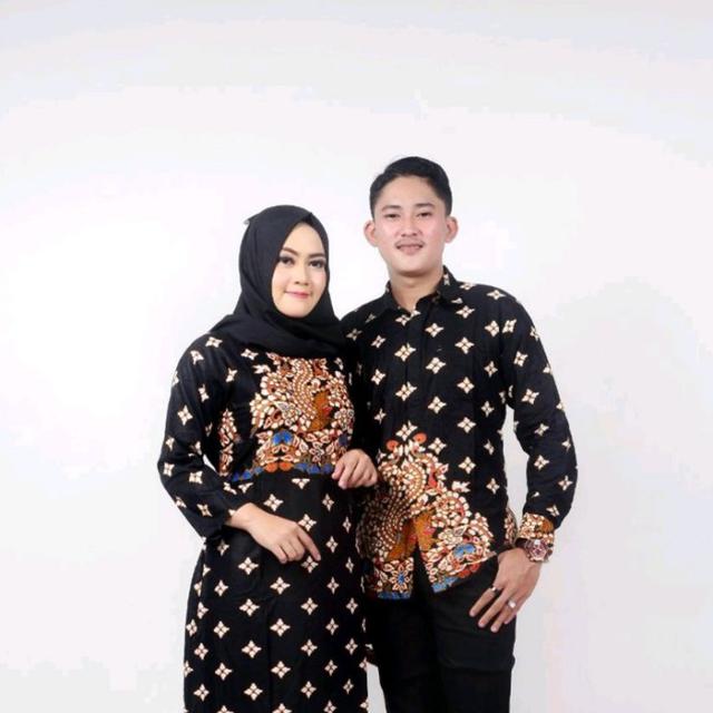 Baju batik kombinasi