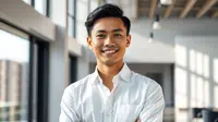 arti handsome ©Ilustrasi dibuat AI