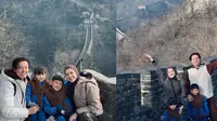 7 Potret Cut Meyriska dan Roger Danuarta Liburan ke Tembok Besar China, Penuh Kehangatan