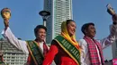 Untuk diketahui, pemilihan Abang None Jakarta bertujuan untuk mencari duta pariwisata dan budaya Betawi DKI Jakarta. (Liputan6.com/Angga Yuniar)