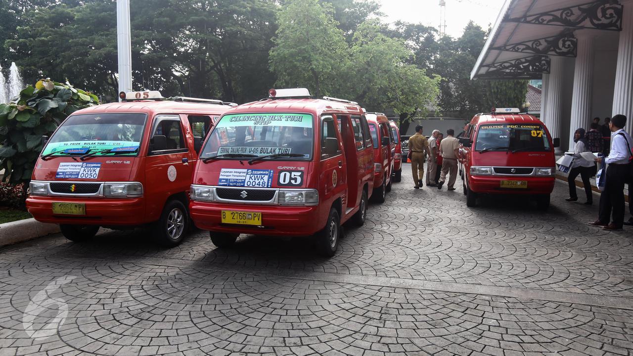 Peresmian integrasi Transjakarta dengan Koperasi Wahana Kalpika