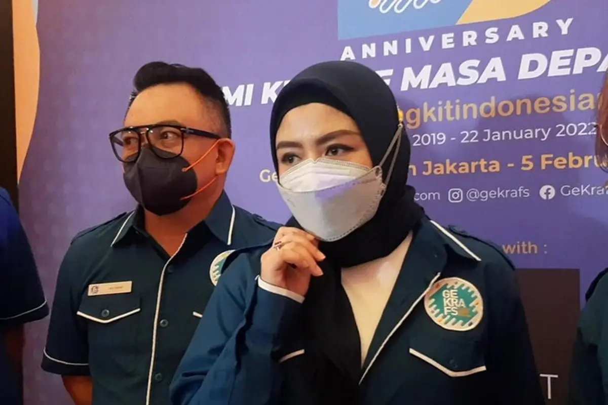 Tika Ramlan berbicara di acara ulang tahun ke-3 Gekrafs.