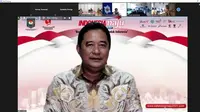 Dirjen Pol & Pum Kemendagri, Dr. Drs. Bahtiar, M.Si, membuka acara Indonesia Maju Virtual Expo dan Forum 2021 secara daring melalui Zoom Meeting pada Selasa, (29/06/2021).