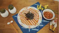 Resep Telur Dadar Kimchi ala Korea, Cocok Jadi Lauk Saat Sahur. (dok. Screenshot vidio.com/kokiku tv)