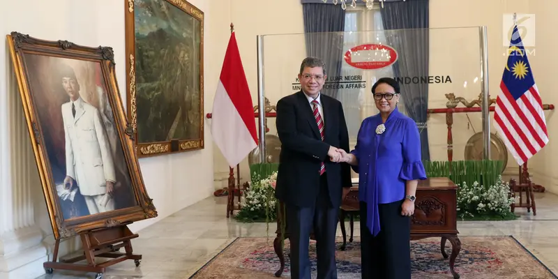 Menlu Retno Terima Kunjungan Menlu Malaysia