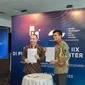 President Director PT DCI Indonesia Marco Cioffi dan Ketua Umum APJII Muhamad Arif (ki-ka. Doc: Liputan6com/Sulunglahitani)