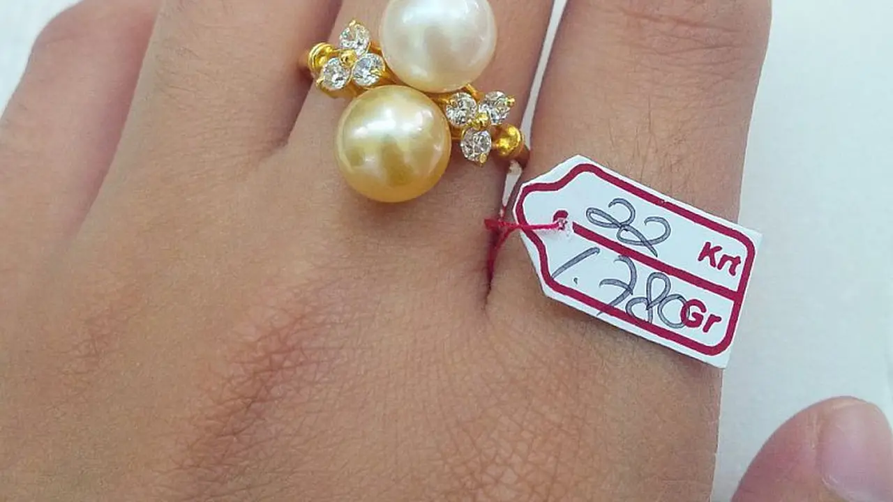 cincin emas mutiara 2