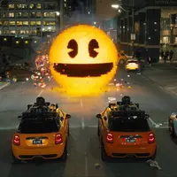 Pac-Man berubah jadi karakter jahat di Pixels. foto: forbes.com