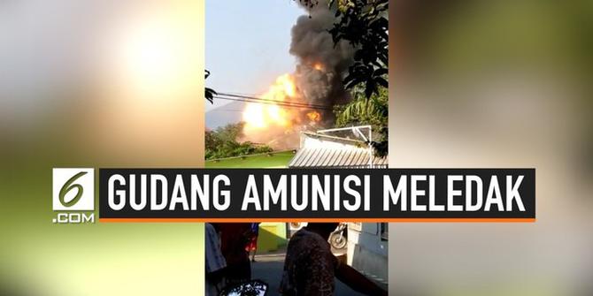 VIDEO: Detik-Detik Ledakan Gudang Amunisi Mako Brimob Srondol