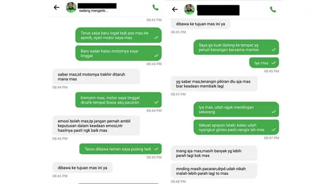 Minta Dijemput Ojol, Pria ini Malah Curhat