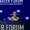 Direktur Jenderal Kerja Sama Multilateral Kementerian Luar Negeri Republik Indonesia (Kemlu RI) Tri Tharyat dalam Konferensi Pers di Media Center World Water Forum, Bali, Minggu (19/5/2024). (Liputan6/Benedikta Miranti)