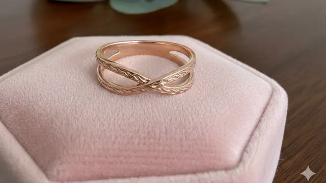 Model Cincin Nikah Belah Rotan (Foto: Gemini AI)